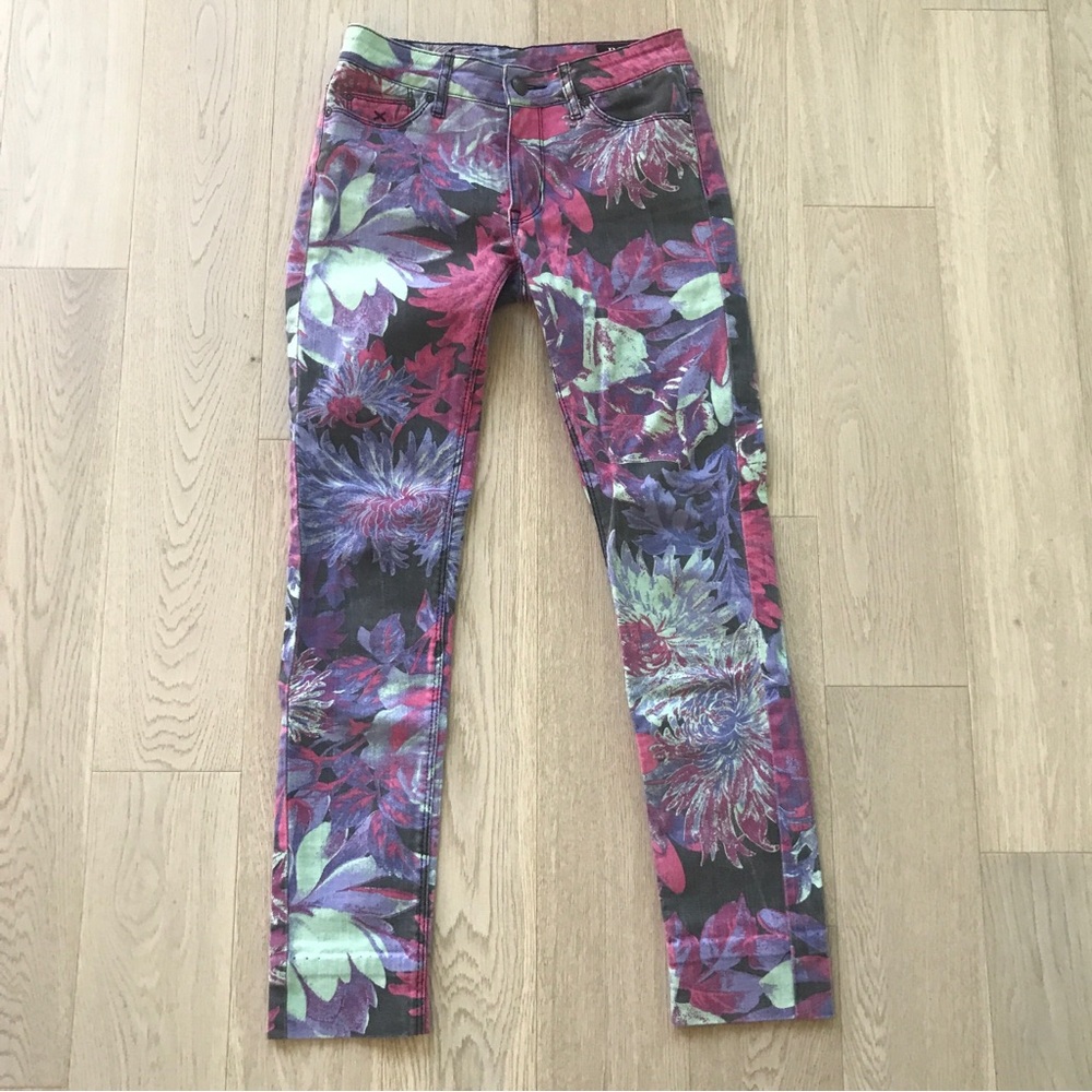 RES Denim - Multicolor Floral Denim Jeans - Size 24